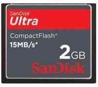 SanDisk SDCFH-002G-A11 2GB/15MB Ultra II CF Card