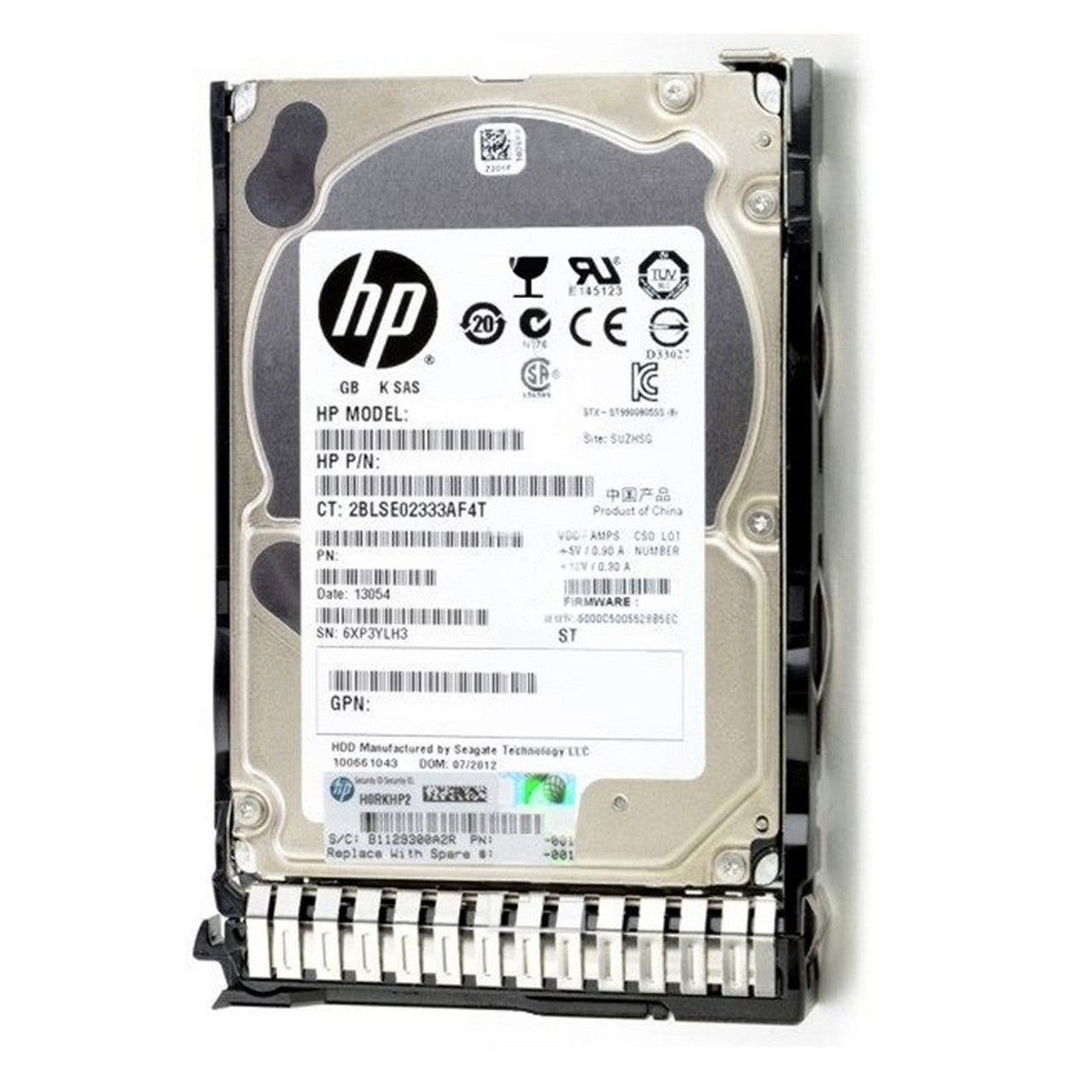 HPE 781578-001 1.2TB 10kRPM 2.5in SAS-12G SC Enterprise G8 G9 G10 HDD