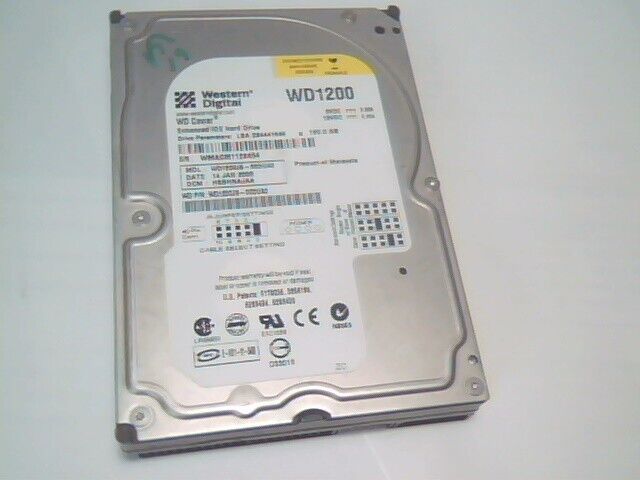 Hard Drive IDE Disk Western Digital Caviar WD1200