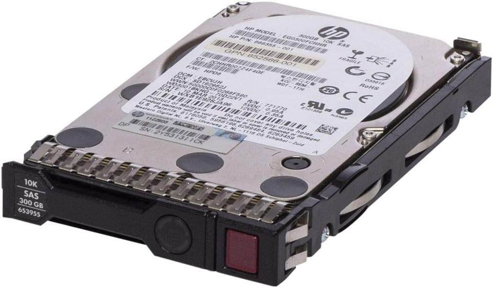 HP 653955-001 300GB 10k RPM 2.5" SAS-6GB/s HDD